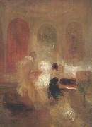 Joseph Mallord William Turner Music party in Petworth (mk31) France oil painting artist